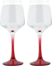 Magic Tumbler Rode Bodem Wijnglazen 33 Cl - 2 Stuks