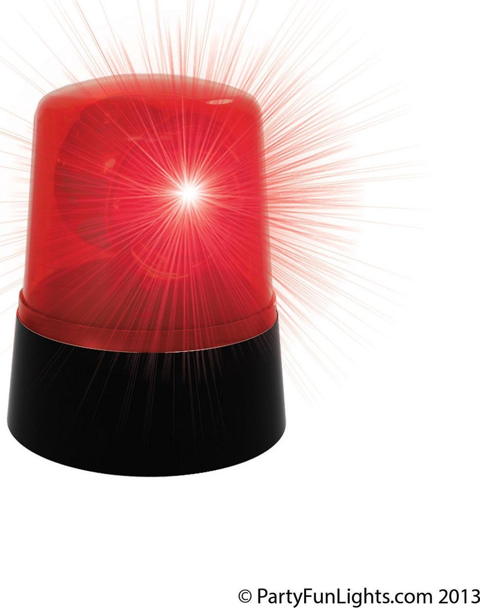 Party Fun Lights Zwaailamp - Brandweer