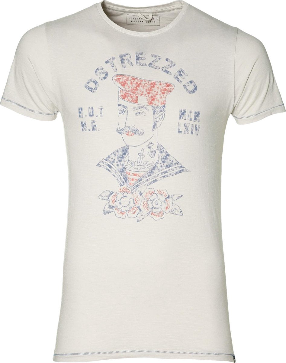Dstrezzed T-shirt - Slim Fit - Ecru - S
