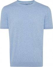 Tresanti Heren Pullover Korte Mouw Ronde Hals Lichtblauw Regular Fit - XXL