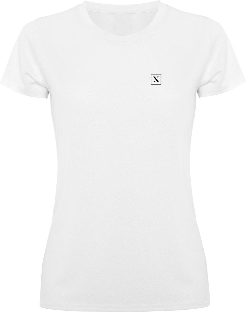 LXURY Comp T-Shirt Wit Maat L - Shirt - Sportshirt - Trainingskleding - Training shirt - Sportkleding - Performance shirt - Dames