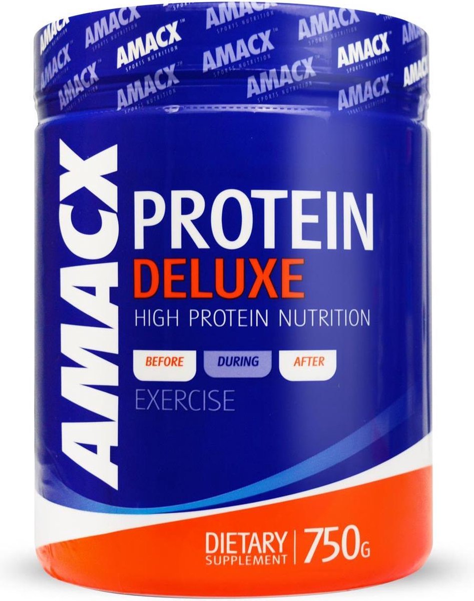 Amacx Protein Deluxe - Eiwitshake - 750 gr - Strawberry