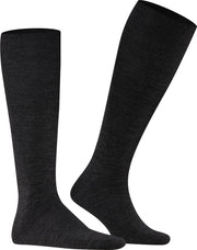 FALKE Airport Heren Kniekousen - Grijs - Maat 39-40