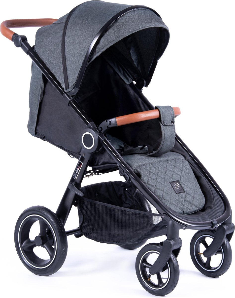 joggy buggy - Lichtgewicht- Inclusief voetenzak & regenhoes - Donker Grijs