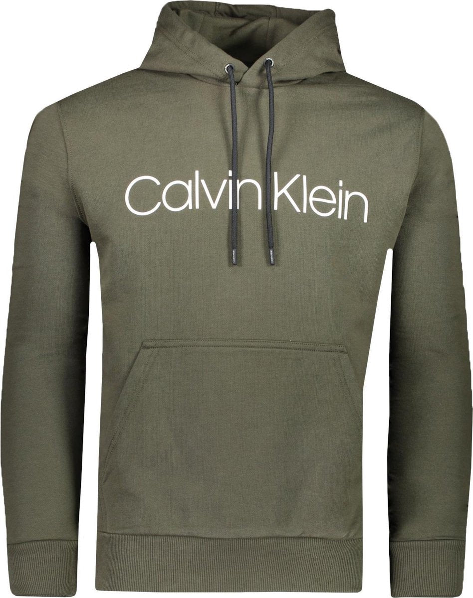 Calvin Klein Sweater Groen Normaal - Maat L - Heren - Herfst/Winter Collectie - Katoen