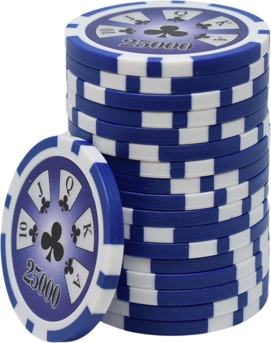 Royal Flush ABS Chips 25000 donkerblauw (25 stuks)