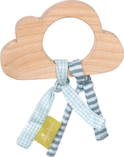 sigikid Houten rammelaar wolk