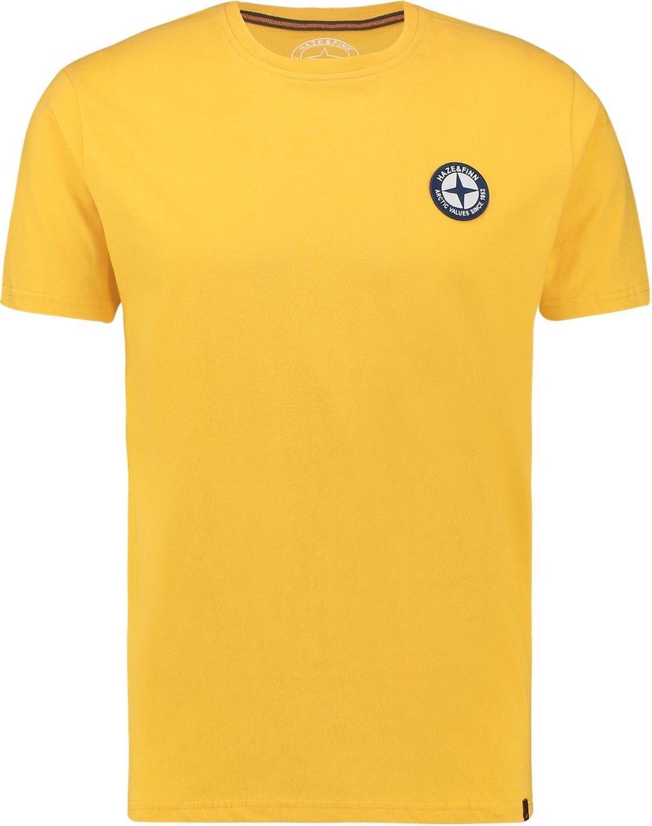 Haze&Finn T-shirt Ronde Hals Geel (MU13-0010 - MellowYellow)