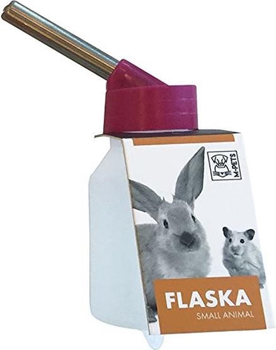 M-pets Kooifles Flaska Knaagdier 50 Ml Rvs Paars