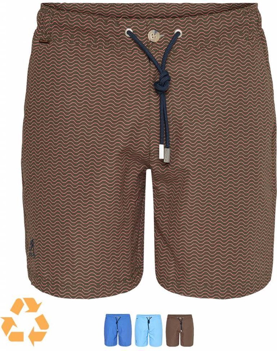 Ramatuelle Zwembroek Heren - Maui Zwembroek - Maat M  - Kleur  Groen / Dark Green