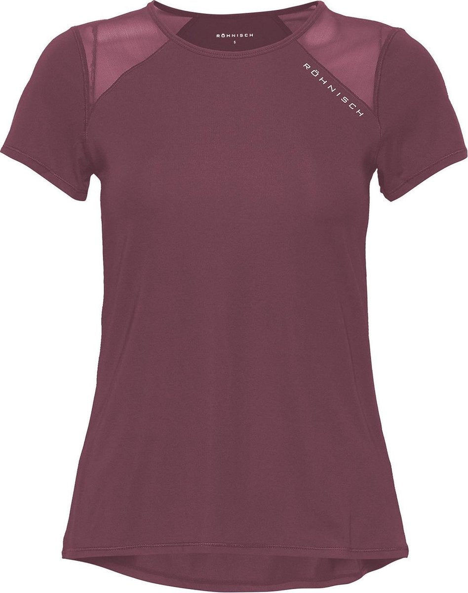 Röhnisch Sportshirt Asta Dames Polyester/elastaan Paars Maat M