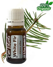 Zilverspar etherische Olie 10 ml | White Fir Oil | 100% PUUR | Bio | Essentiële olie Aromatherapie | Olie diffuser | Geschikt voor inname | Pure Naturals