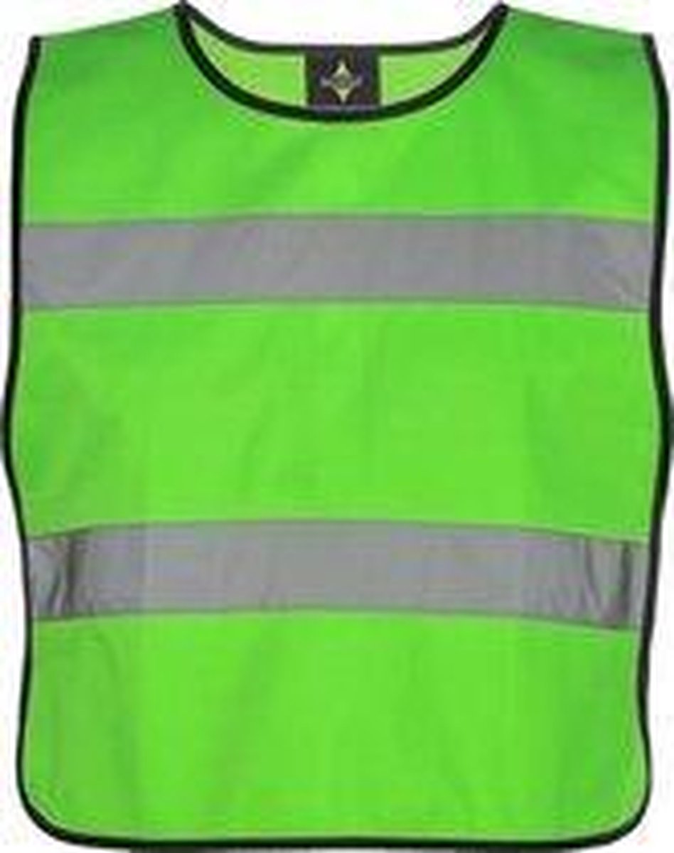 KX102 Korntex Veiligheid Poncho Adult - Maat XL (volwassenmaat) – Neon Groen