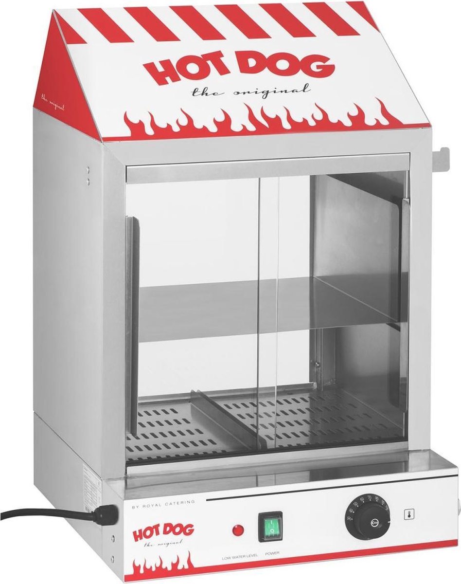Royal Catering Hot Dog Steamer - 2.000 W