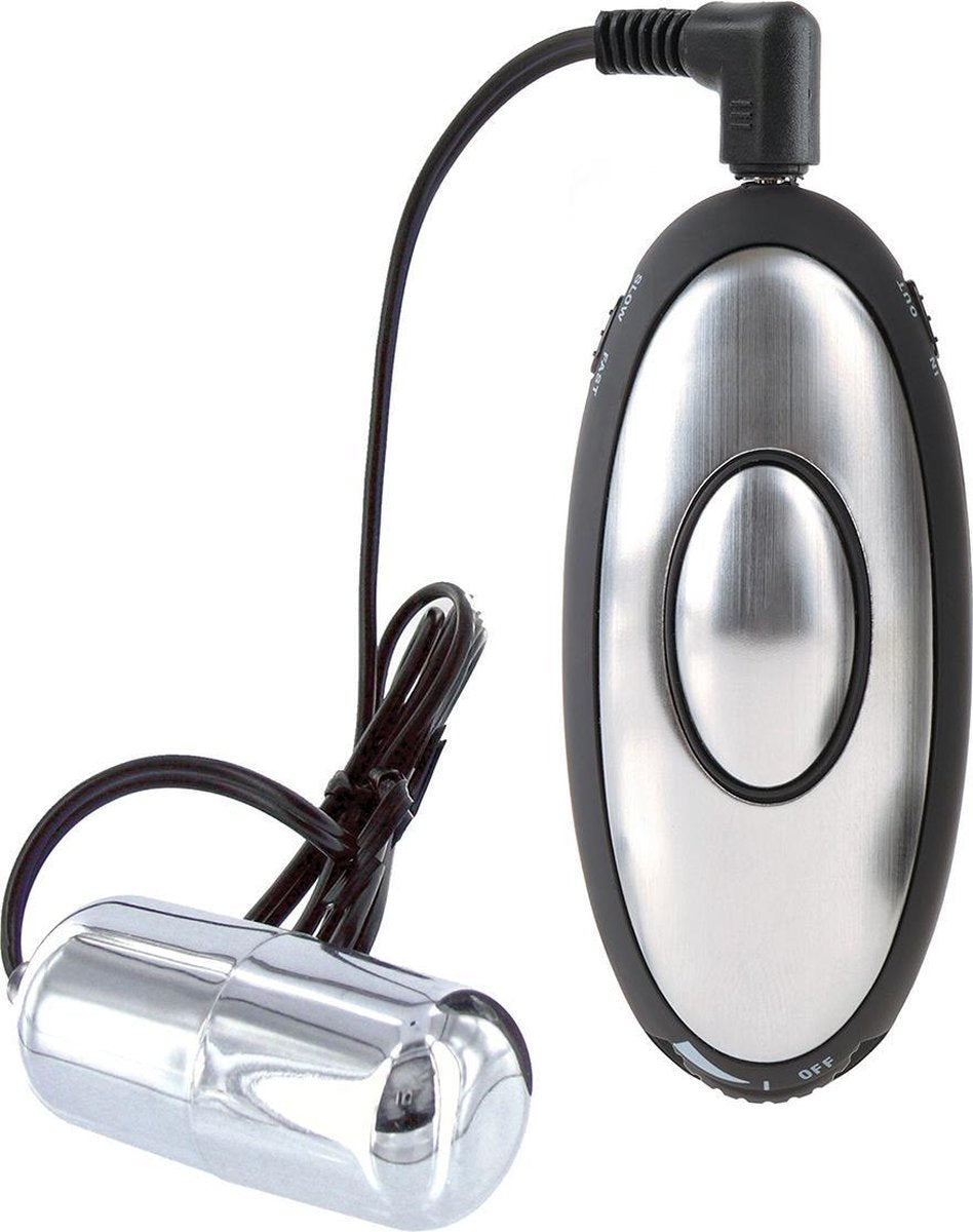 Pipedream FF Shock Therapy Electro stimulatie apparaat Silver Bullets zwart