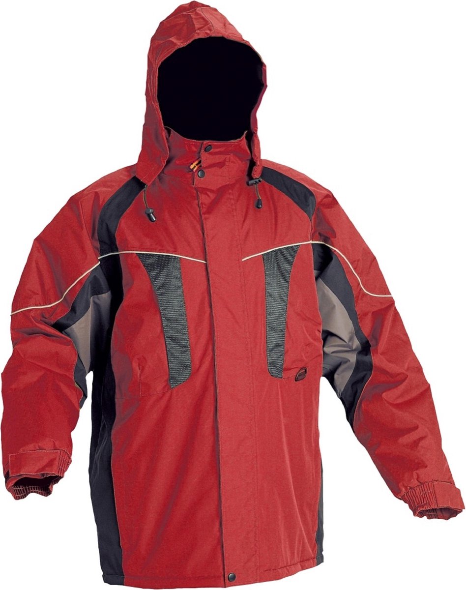 Heren winterjas Nyala rood 2XL