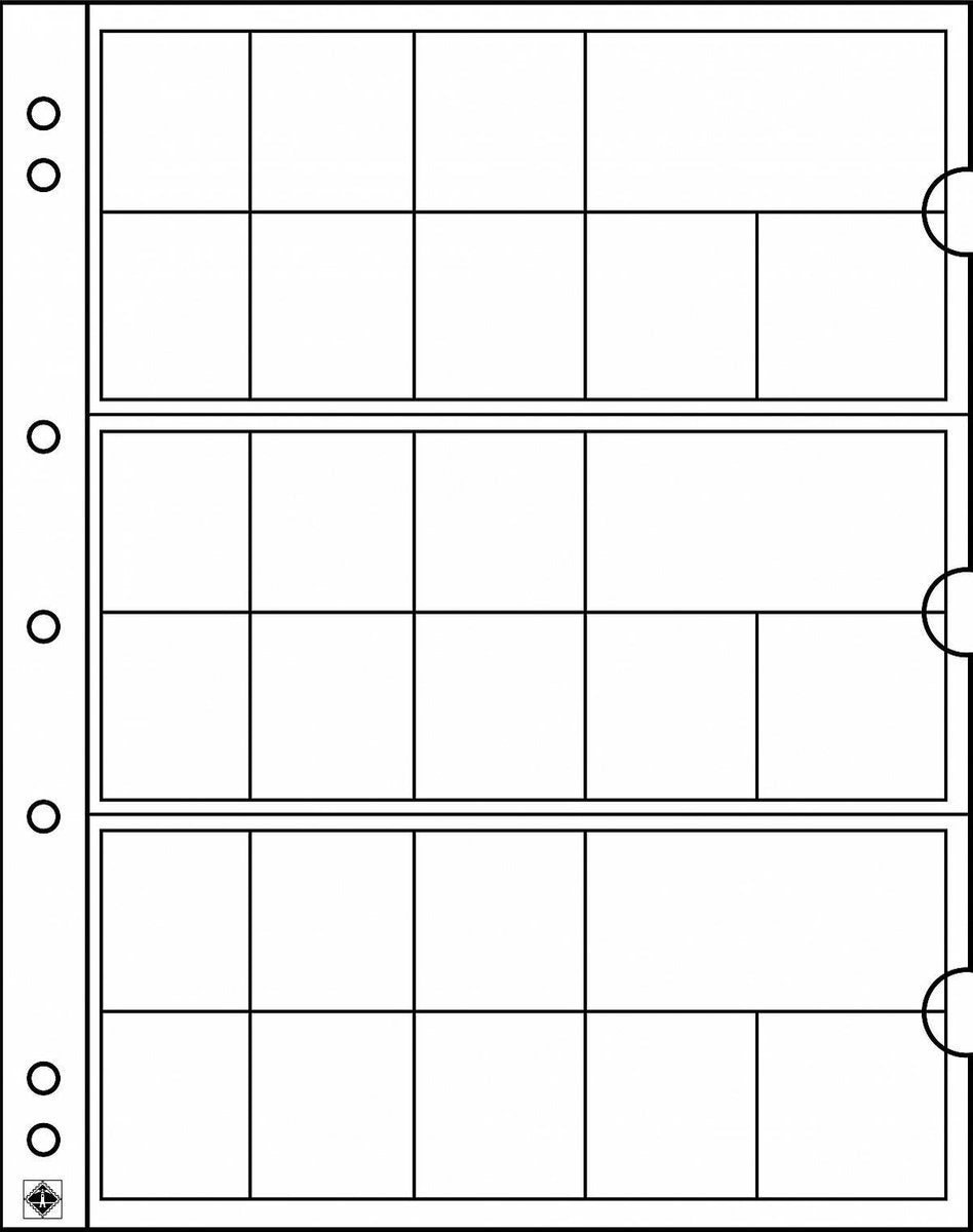 Numis muntbladen Eurosets - 5 stuks