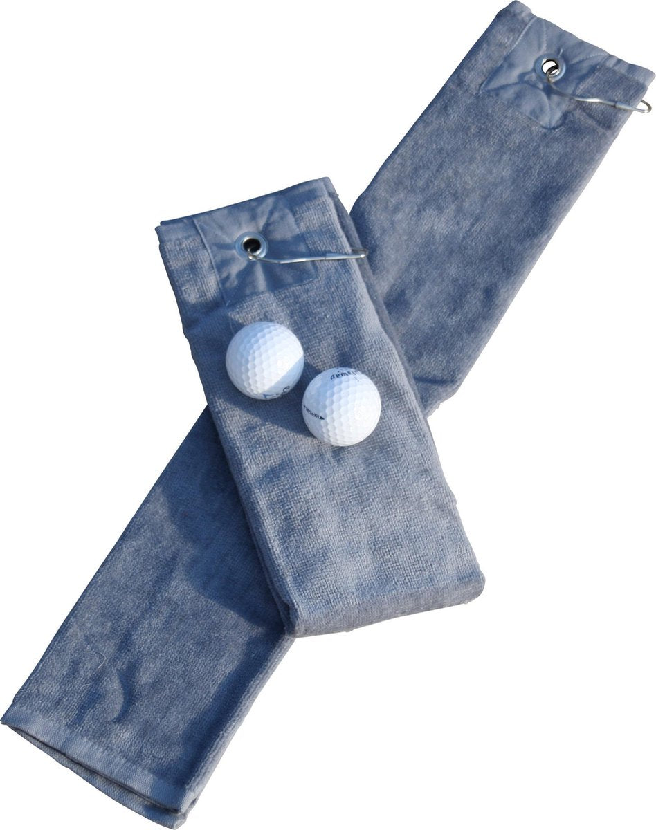 A&R Golf Handdoekje DeLuxe Velours Anthracite Grey 400 gram - set 5 stuks
