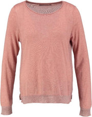 Only zachte roze trui met glitterdraad - Maat L