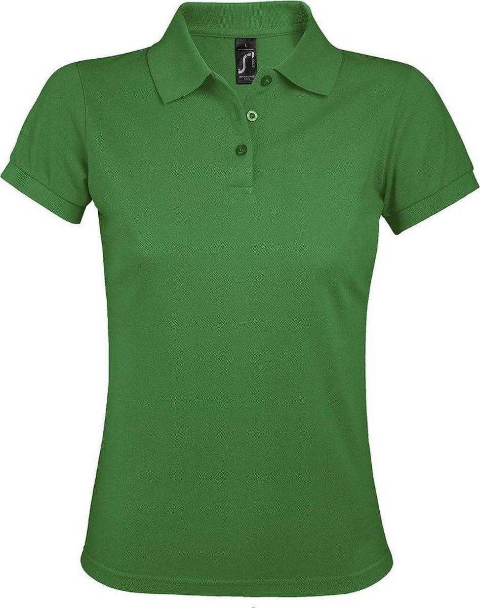 SOLS Dames/dames Prime Pique Polo Shirt (Kelly Groen)