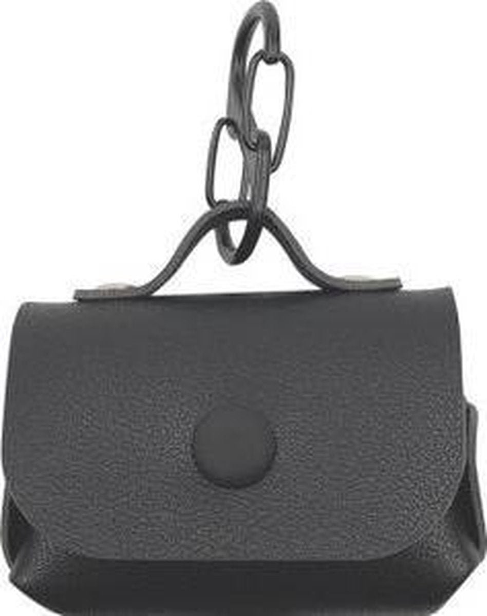 Apple AirPods Case - AirPods Pro Case - Tas - Handtas - Zwart - Classy - PU Leer