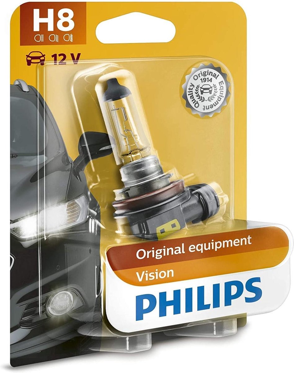 Philips Vision H8 per stuk - 12360B1