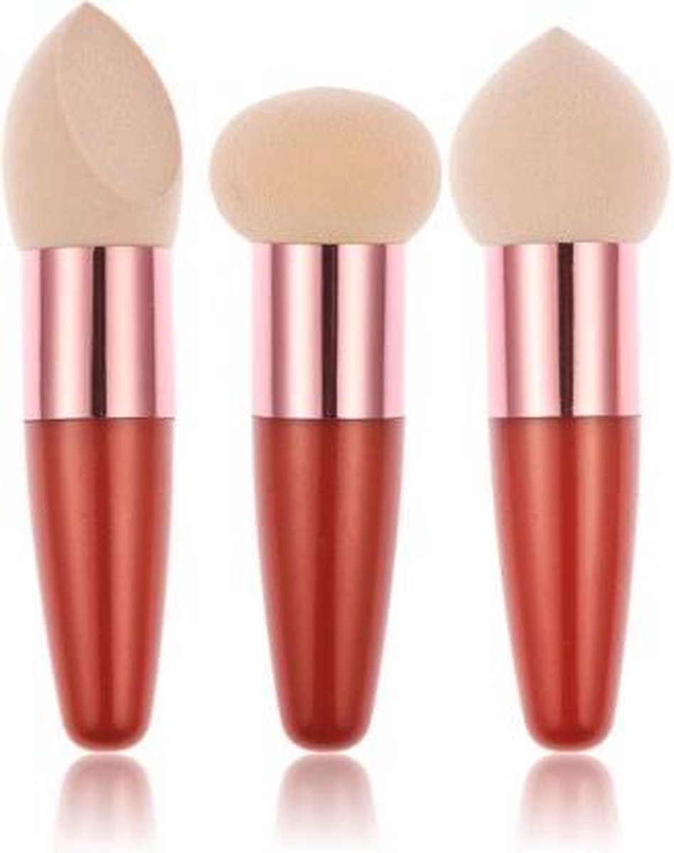 Make-Up Spons Kwastenset 3-delig