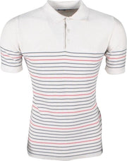 Ferlucci - Exclusieve Heren Polo - 100% Katoen - Gianni - Wit
