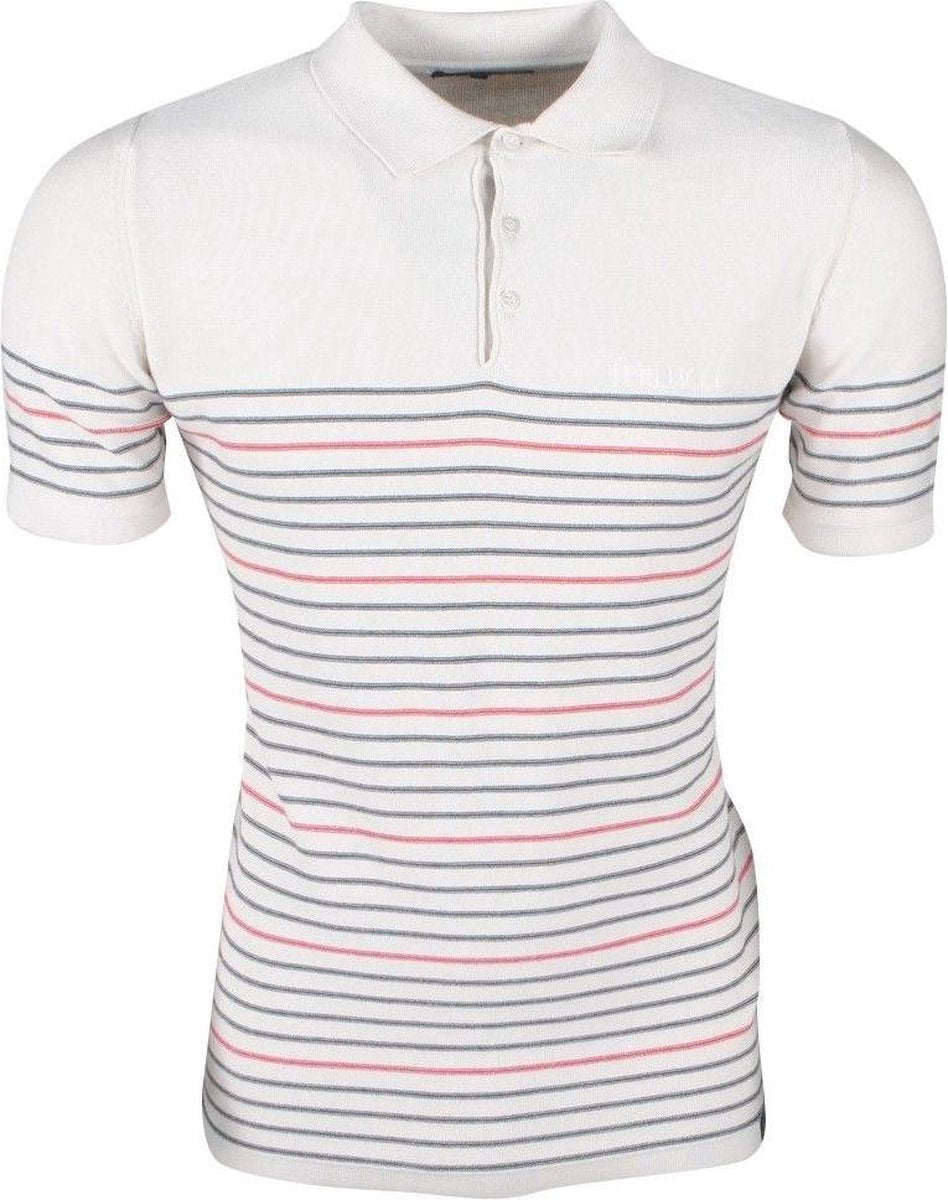 Ferlucci - Exclusieve Heren Polo - 100% Katoen - Gianni - Wit