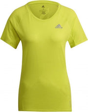 adidas Runner Shirt Dames - geel - maat XS