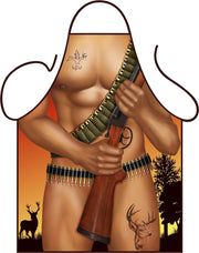 BBQ schort - Barbecue schort mannen - Fun Schort "Rambo" - One Size | Vaderdag
