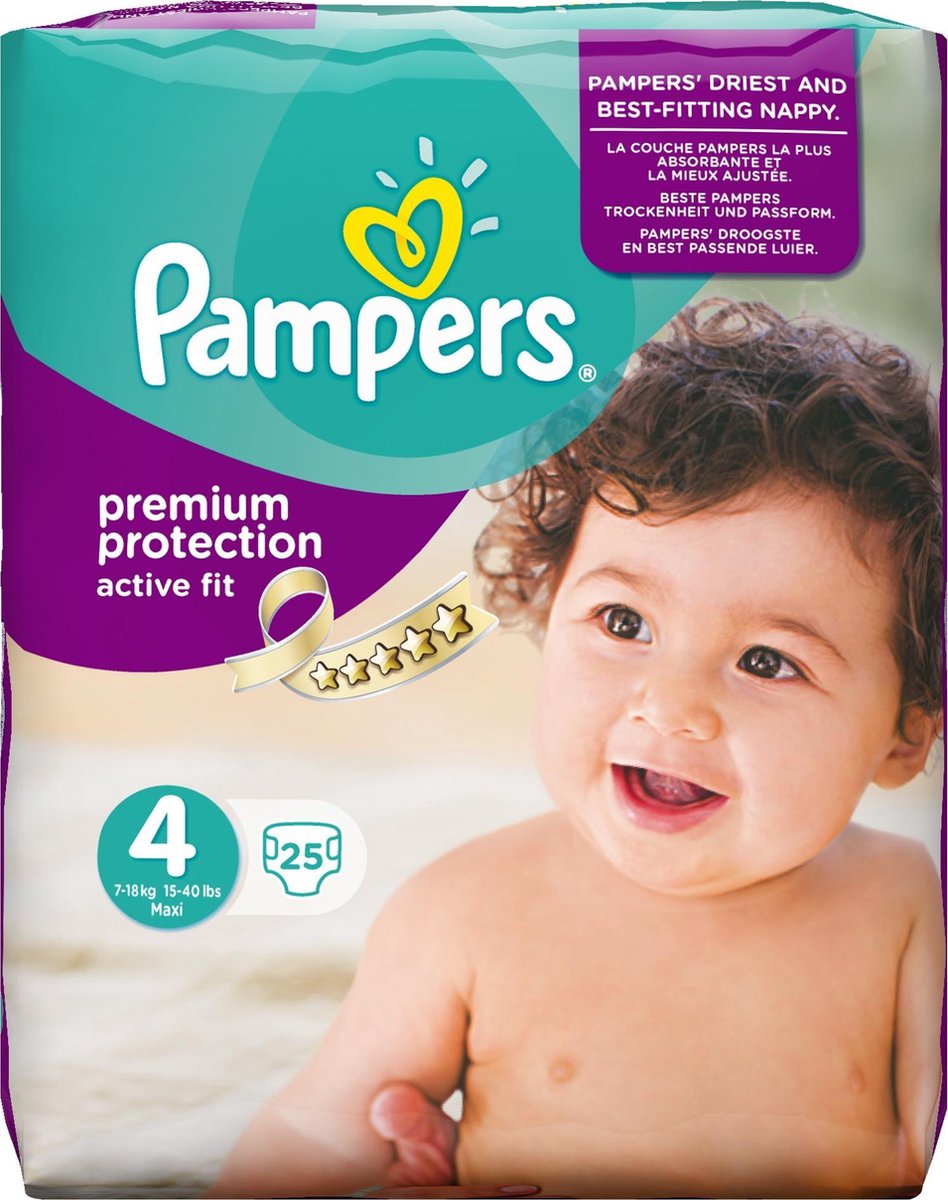 Pampers Active Fit - Maat 4 Midpak 25 stuks