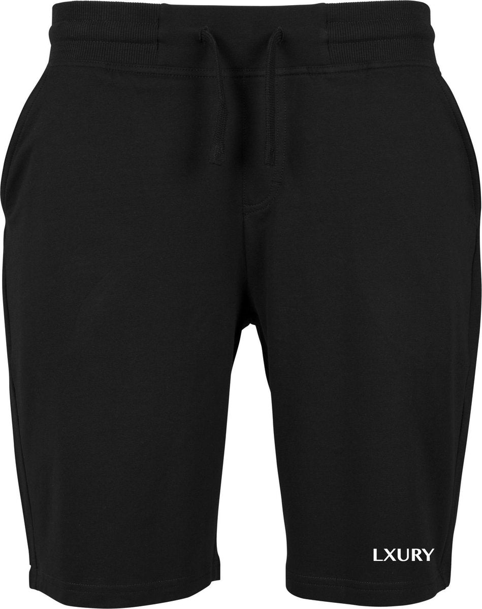 LXURY Korte Broek Zwart Maat S - Joggingbroek - Korte Broek - Sweatshort - Katoen - Heren -