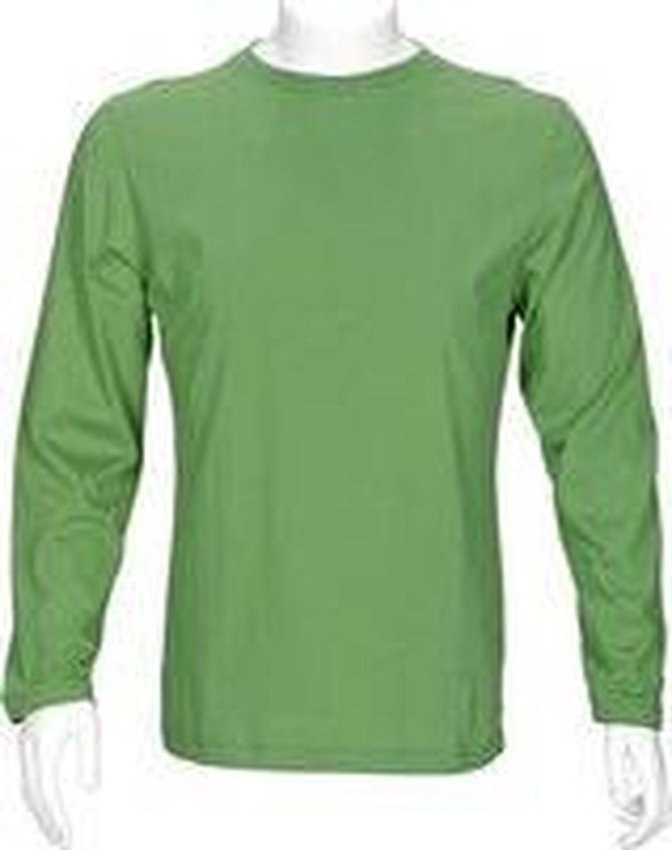 T'RIFFIC EGO T-shirt lange mouw Single Jerse Appelgroen size XXL