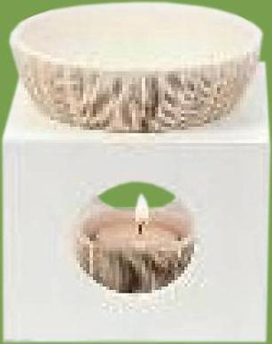 Aromalamp wit met bamboe-patroon