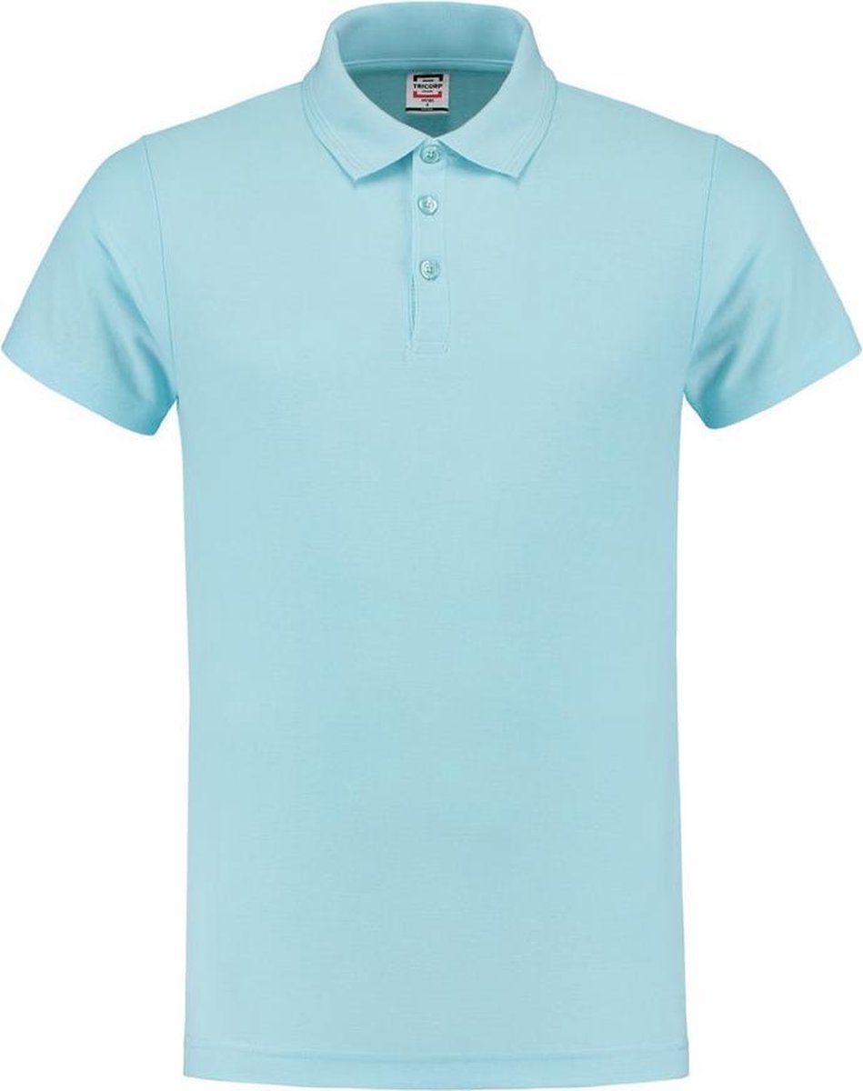 Tricorp poloshirt fitted - Casual - 201005 - lichtblauw - maat L