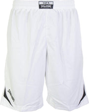 Spalding Attack Basketbalshort Heren  Basketbalbroek - Maat XL  - Mannen - wit/zwart