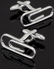 Fun Manchetknopen in de vorm van een paperclip