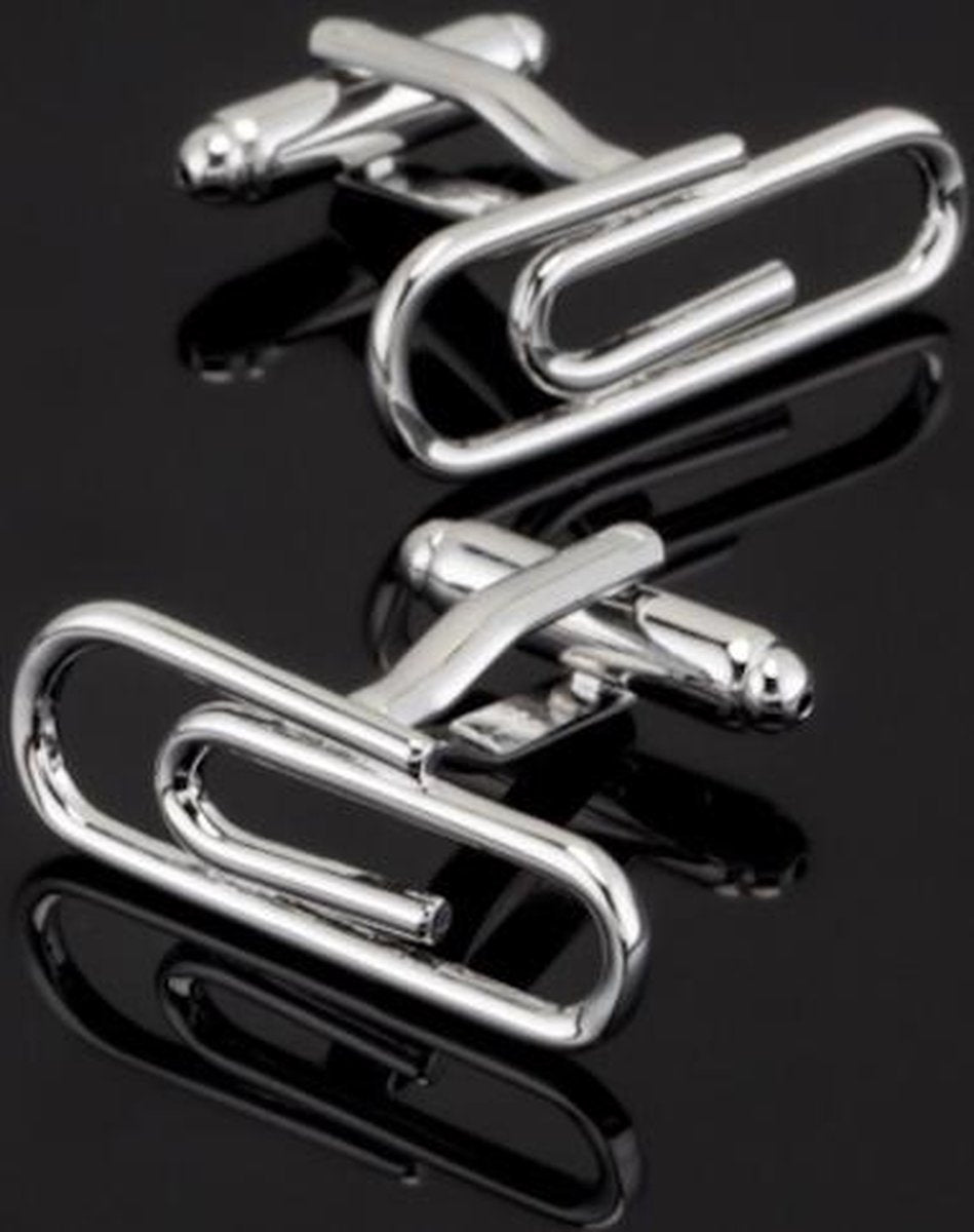 Fun Manchetknopen in de vorm van een paperclip