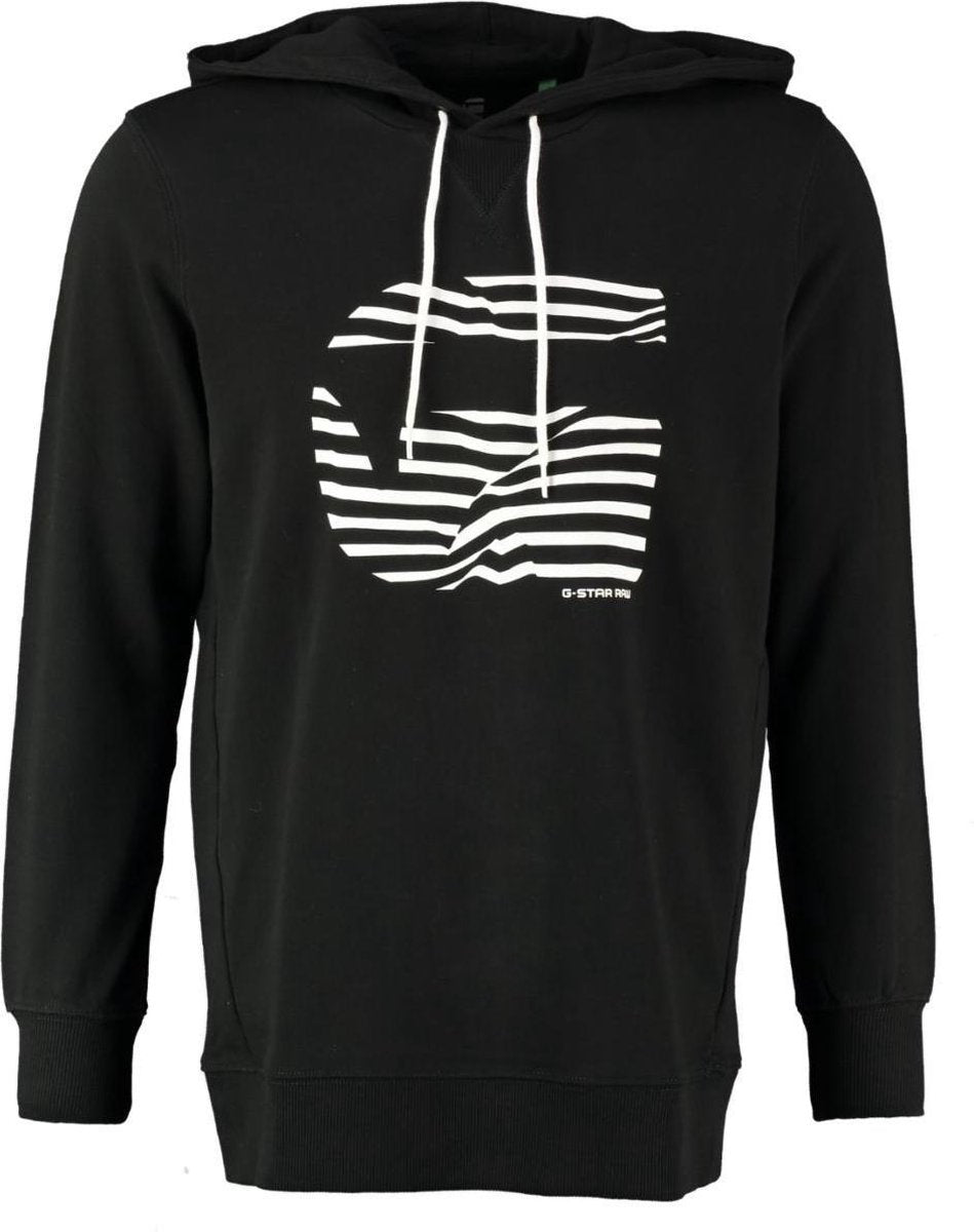 G-star zwarte oversized boyfriend dames sweater hoodie - valt ruim - Maat S