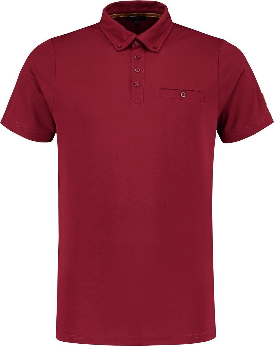Tricorp  Poloshirt Premium Button Down 204001 Wit - Maat M