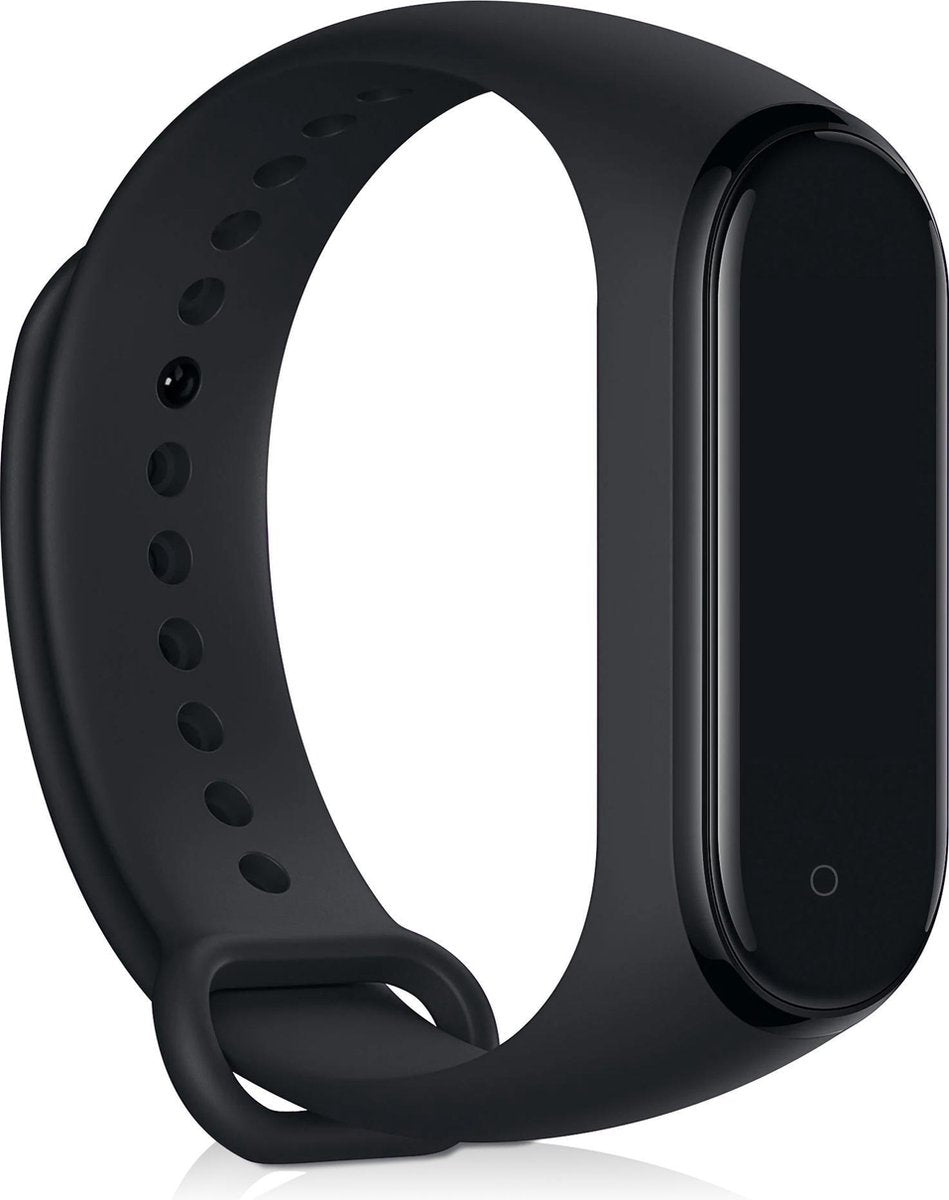 kwmobile 2x horlogeband voor Xiaomi Mi Band 4 - siliconen band voor fitnesstracker - zwart