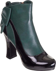 Sadie Ankle Boot Green in Swing Vintage Jaren 50 Stijl