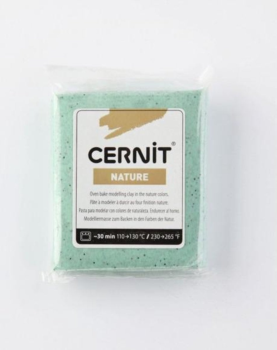 Boetseerklei Groen - Cernit Nature 56g basalt - 6 stuk