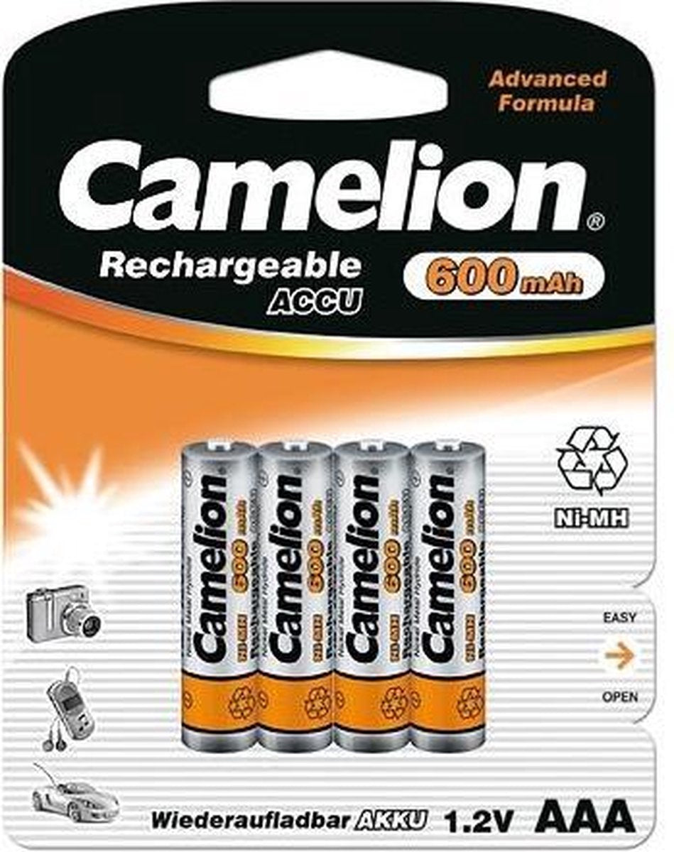 Camelion NH-AAA600-BP4 Rechargeable battery Nikkel-Metaalhydride (NiMH)