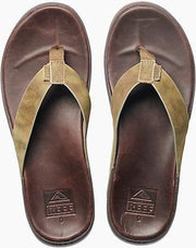 Reef Contoured Voyage LE bruin groen slippers heren  - Maat 46