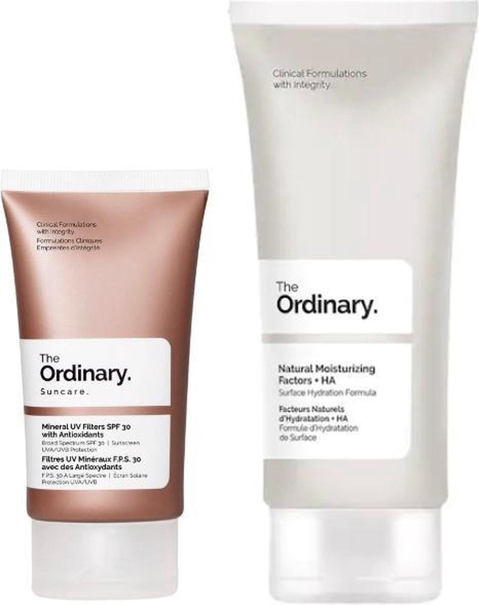 The Ordinary Mineral UV Filters SPF30 with Antioxidants - zonnebrand - The Ordinary Natural Moisturizing Factors + HA 100ml