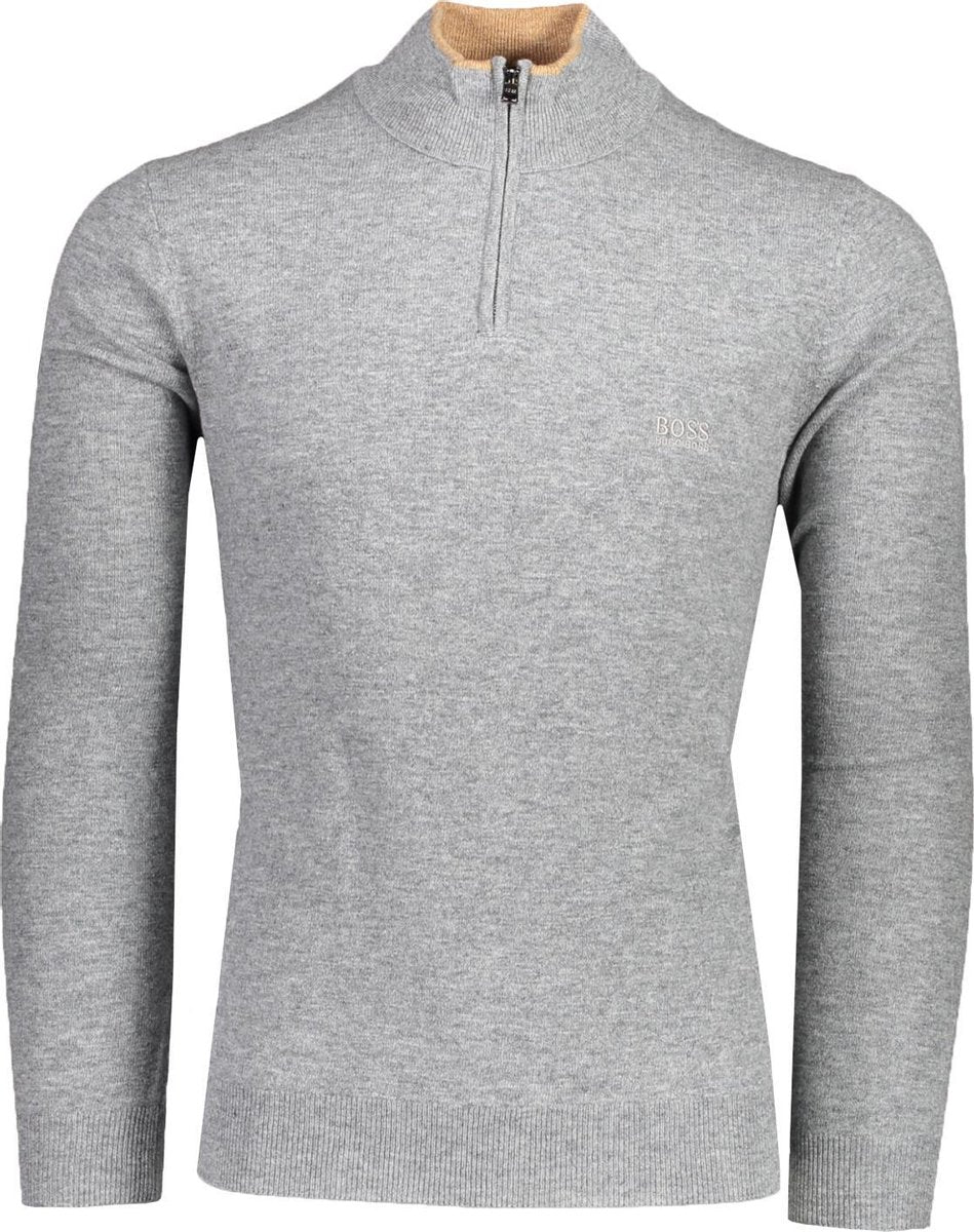 Hugo Boss  Vest Grijs  - Maat XXL - Heren - Herfst/Winter Collectie - Wol