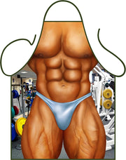 BBQ schort | Barbecue Schort|Grappig Schort |  Vaderdag | BodyBuilder