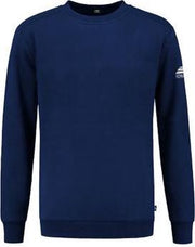 REWAGE Sweater Premium Heavy Kwaliteit - Heren - Donkerblauw  - M